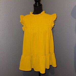 RUFFLED 3 TIER BLOUSE